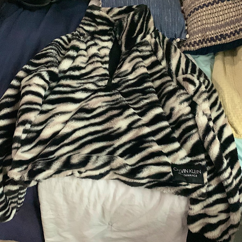 zebra print jacket